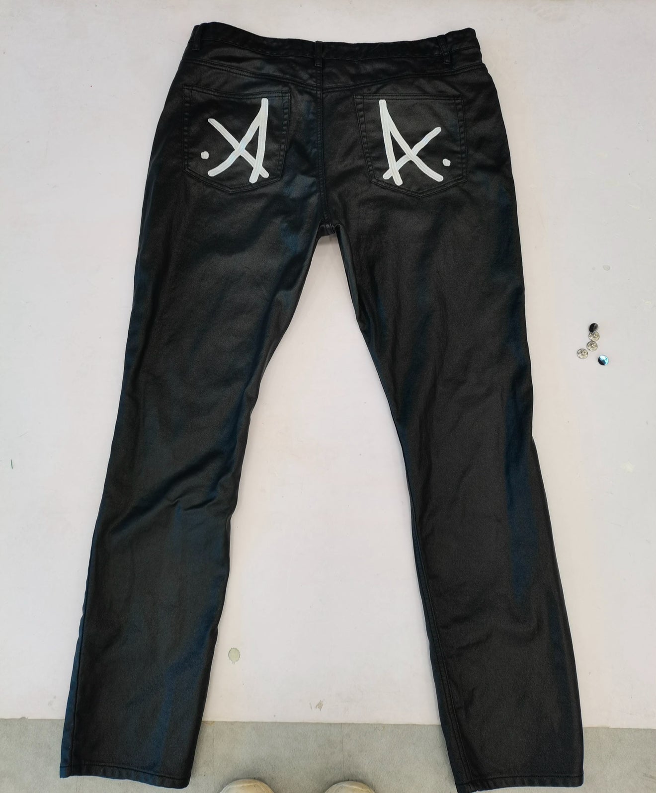 Sean Auguste “Signature” Waxed Denim Jeans